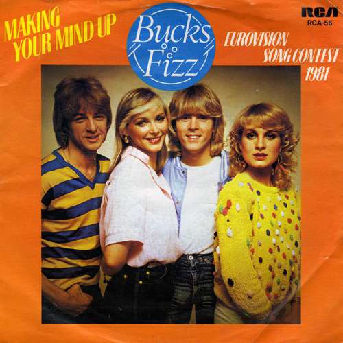 Cover Bucks Fizz - Making Your Mind Up (7, Single) Schallplatten Ankauf