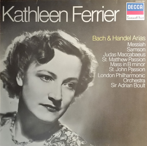 Cover Kathleen Ferrier, Bach*, Handel* - Bach & Handel Arias (LP, Album, RE) Schallplatten Ankauf