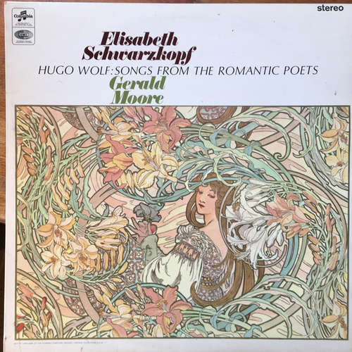 Cover Hugo Wolf, Elisabeth Schwarzkopf, Gerald Moore - Songs From The Romantic Poets (LP, Album) Schallplatten Ankauf