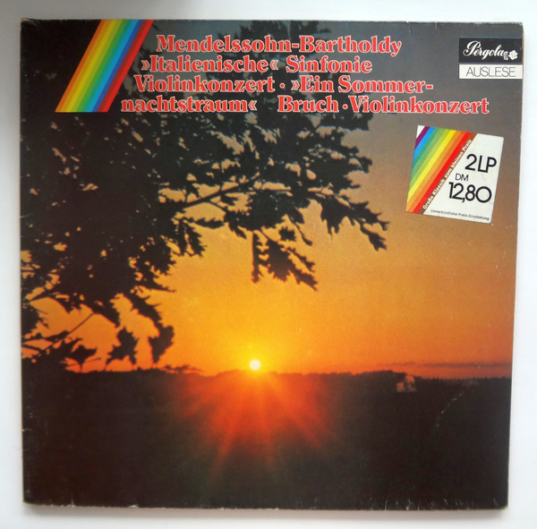 Cover Mendelssohn-Bartholdy*, Bruch* - Italienische Sinfonie / Violinkonzert / Ein Sommernachtstraum / Violinkonzert (2xLP, Comp) Schallplatten Ankauf