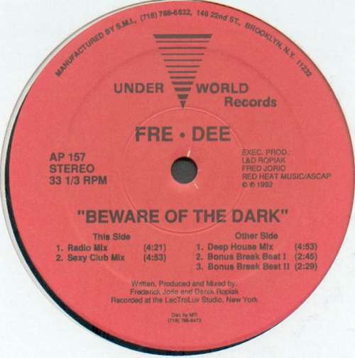 Cover Fre • Dee - Beware Of The Dark (12) Schallplatten Ankauf