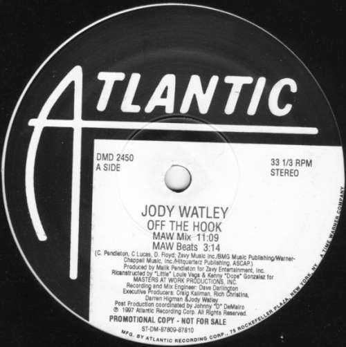 Cover Jody Watley - Off The Hook (2x12, Promo) Schallplatten Ankauf