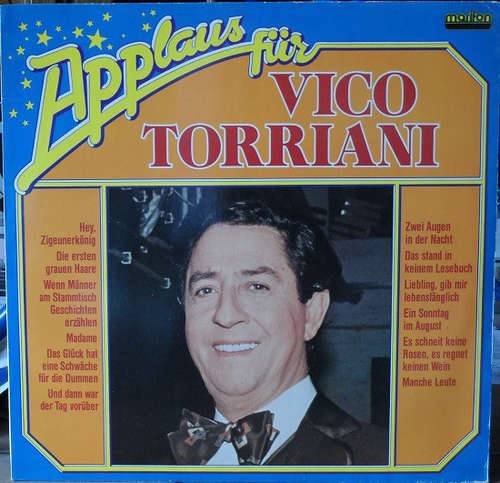 Cover Vico Torriani - Applaus Für Vico Torriani (LP, Album) Schallplatten Ankauf