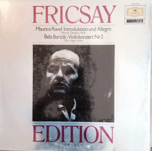 Cover Fricsay*, Tibor Varga, Nicanor Zabaleta - Bartók: Violinkozert Nr. 2  (12, Album) Schallplatten Ankauf
