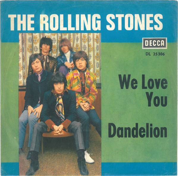 Cover The Rolling Stones - We Love You / Dandelion (7, Single) Schallplatten Ankauf