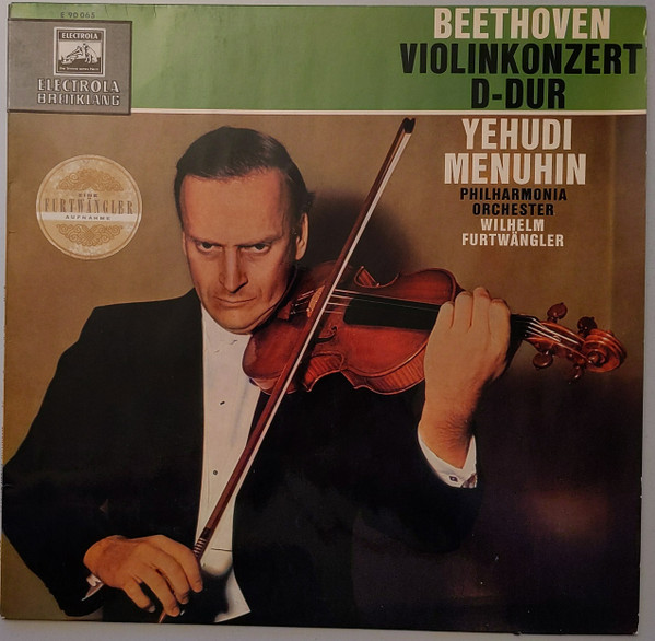 Cover Beethoven*, Yehudi Menuhin, Philharmonia Orchester*, Wilhelm Furtwängler - Violinkonzert D-Dur (LP, Fak) Schallplatten Ankauf