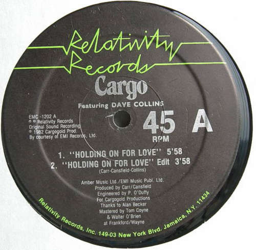 Cover Cargo (2) - Holding On For Love (12) Schallplatten Ankauf