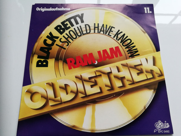Cover Ram Jam - Black Betty / I Should Have Known (7, Single) Schallplatten Ankauf