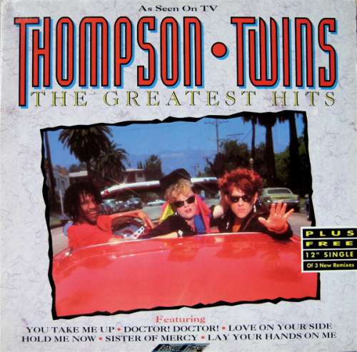 Cover Thompson Twins - The Greatest Hits (LP, Comp + 12, Single) Schallplatten Ankauf