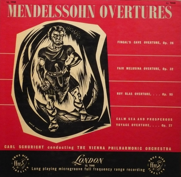Cover Mendelssohn*, Carl Schuricht Conducting The Vienna Philharmonic Orchestra* - Mendelssohn Overtures (LP, Mono) Schallplatten Ankauf