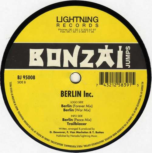 Cover Berlin Inc. - Berlin (12) Schallplatten Ankauf