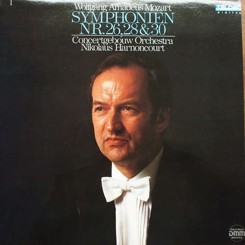Cover Mozart*, Concertgebouworkest, Nikolaus Harnoncourt - Symphonien NR. 26,28 & 30 (LP) Schallplatten Ankauf