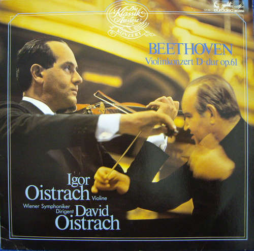 Cover Beethoven*, Igor Oistrach, Wiener Symphoniker, David Oistrach - Violinkonzert D-dur Op. 61 (LP) Schallplatten Ankauf