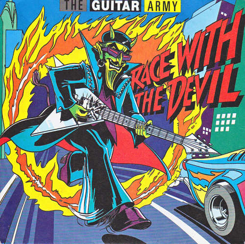 Cover The Guitar Army - Race With The Devil (7, Single) Schallplatten Ankauf