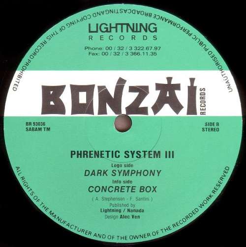 Cover Phrenetic System III* - Dark Symphony (12) Schallplatten Ankauf