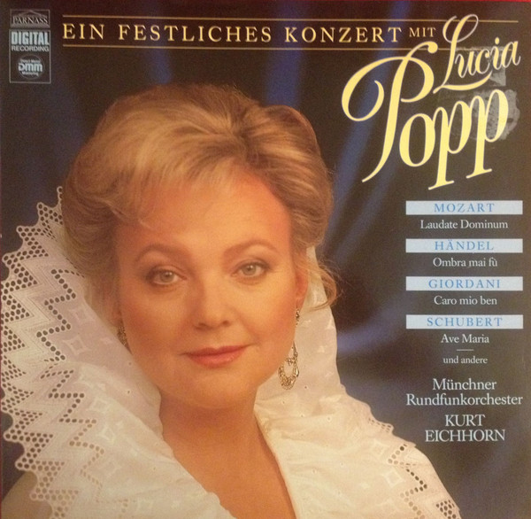 Cover Lucia Popp, Kurt Eichhorn, Mozart*, Händel*, Giordani*, Schubert* - Ein Festliches Konzert Mit Lucia Popp (LP, Club) Schallplatten Ankauf