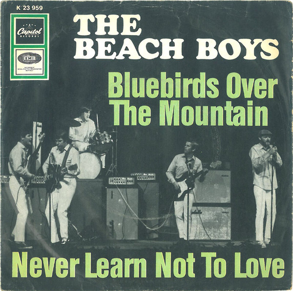 Cover The Beach Boys - Bluebirds Over The Mountain / Never Learn Not To Love (7, Single) Schallplatten Ankauf