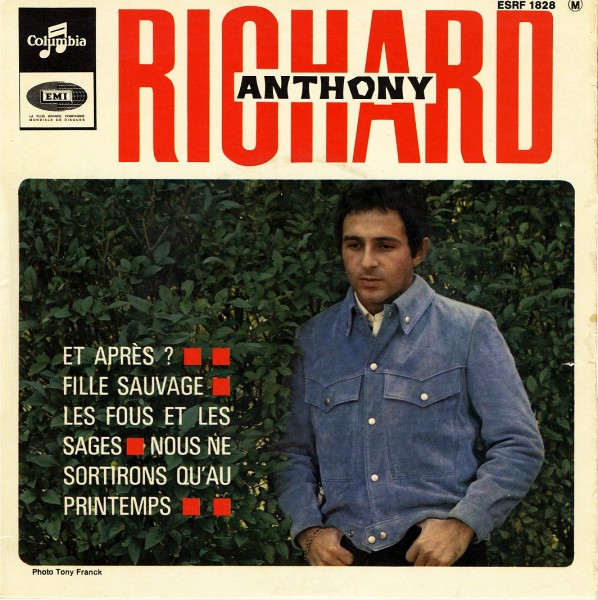 Cover Richard Anthony (2) - Fille Sauvage  (7, EP) Schallplatten Ankauf