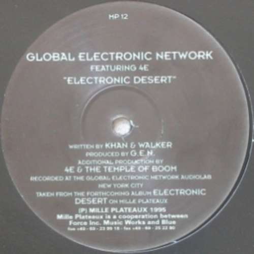 Cover Global Electronic Network - Electronic Desert (12) Schallplatten Ankauf