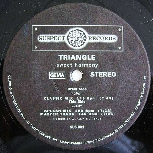 Cover Triangle - Sweet Harmony (12) Schallplatten Ankauf
