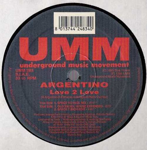 Cover Argentino* - Love 2 Love (12) Schallplatten Ankauf