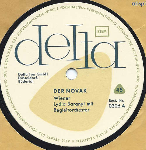 Cover Lydia Baranyi - Der Novak / Mackie Messer (Flexi, 7, Single) Schallplatten Ankauf