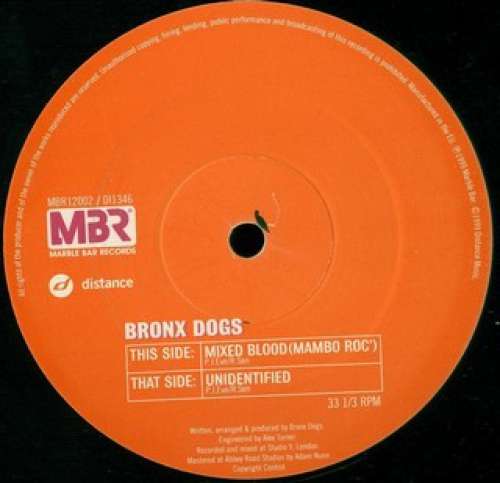 Cover Bronx Dogs - Mixed Blood / Unidentified (12) Schallplatten Ankauf