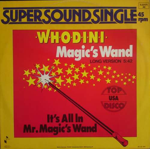 Cover Whodini - Magic's Wand (12, Single) Schallplatten Ankauf