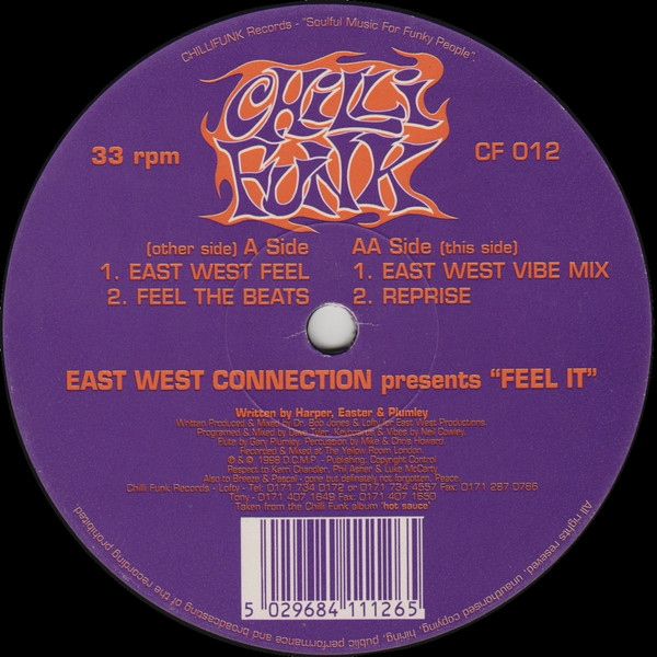 Cover East West Connection - Feel It (12) Schallplatten Ankauf