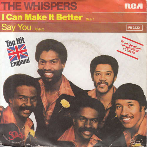 Cover The Whispers - I Can Make It Better (7, Single) Schallplatten Ankauf