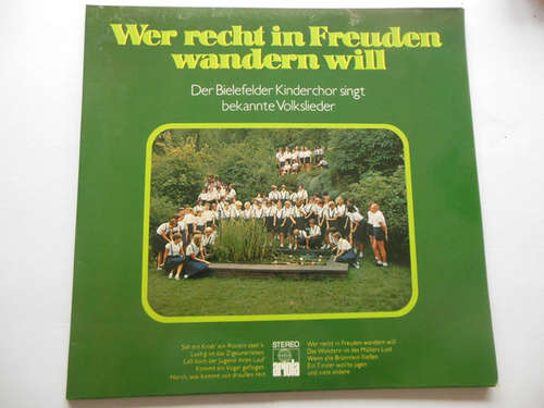 Cover Der Bielefelder Kinderchor - Wer Recht In Freuden Wandern Will (2xLP, Album) Schallplatten Ankauf
