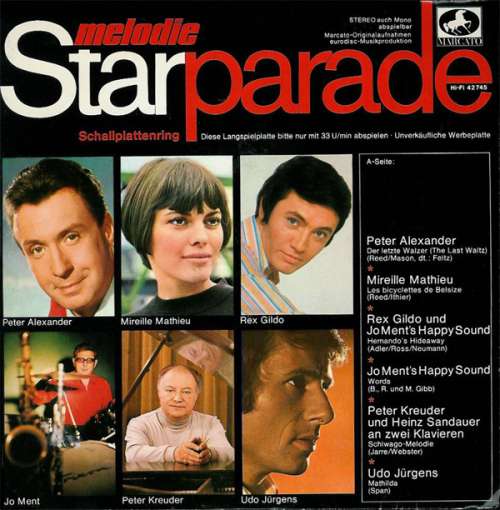 Cover Various - Starparade (7, Club, Promo) Schallplatten Ankauf