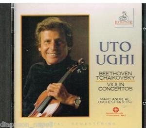 Cover Beethoven*, Tchaikovsky*, Uto Ughi, Marc Andreae, Orchestra R.T.S.I.* - Violin Concertos (CD) Schallplatten Ankauf