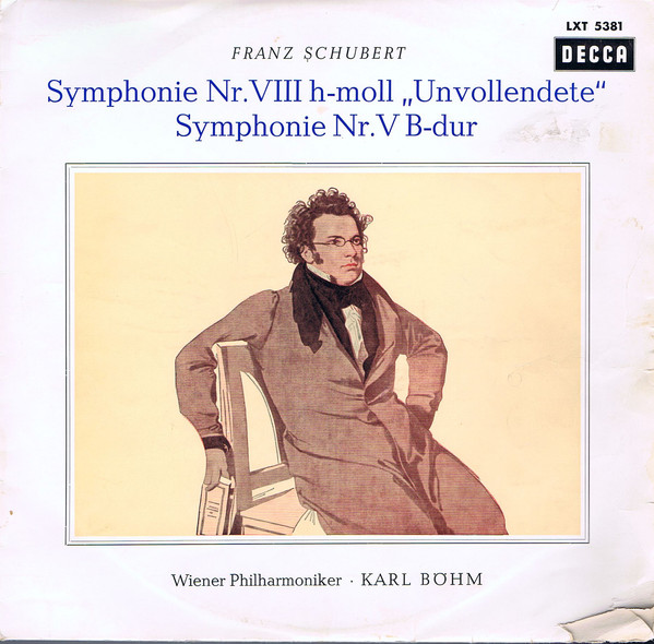 Bild Franz Schubert, Wiener Philharmoniker, Karl Böhm - Symphonie Nr. VIII H-Moll „Unvollendete“ / Symphonie Nr. V B-Dur (LP) Schallplatten Ankauf