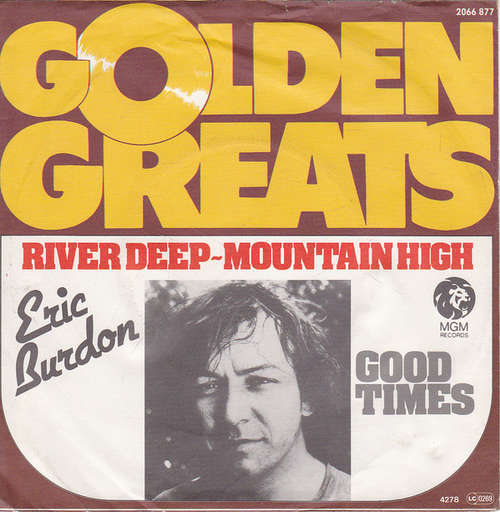 Cover Eric Burdon - River Deep,  Mountain High (7, Single, RE) Schallplatten Ankauf