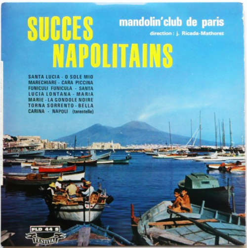 Cover Mandolin' Club De Paris - Succès Napolitains (10, Album, Mono) Schallplatten Ankauf