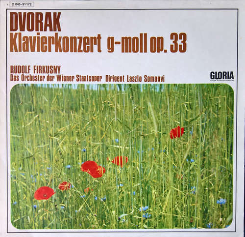 Cover Antonín Dvořák - Klavierkonzert G-Moll Op. 33 (LP, Album) Schallplatten Ankauf