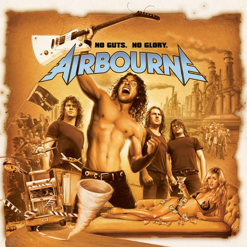 Cover Airbourne - No Guts. No Glory (LP, Album) Schallplatten Ankauf