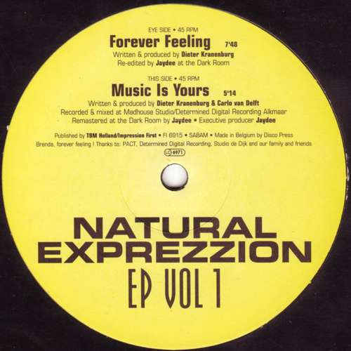 Cover Natural Exprezzion - EP Vol 1 (12, EP) Schallplatten Ankauf