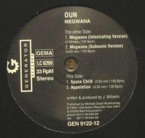Cover OUN - Megwana (12) Schallplatten Ankauf