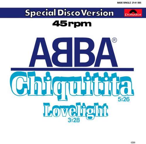 Cover ABBA - Chiquitita (12, Maxi) Schallplatten Ankauf