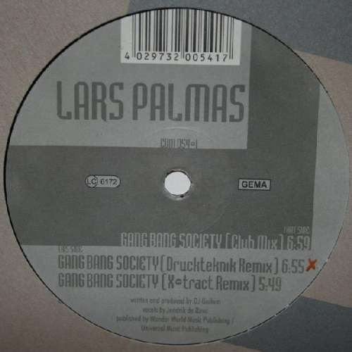 Cover Lars Palmas - Gang Bang Society (12) Schallplatten Ankauf