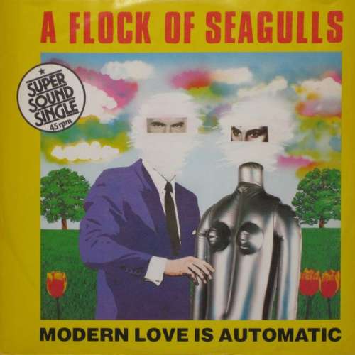 Cover A Flock Of Seagulls - Modern Love Is Automatic (12) Schallplatten Ankauf