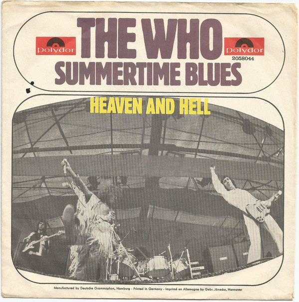 Cover The Who - Summertime Blues (7, Single) Schallplatten Ankauf