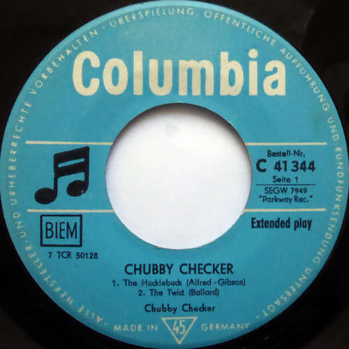 Cover Chubby Checker - Chubby Checker (7, EP) Schallplatten Ankauf