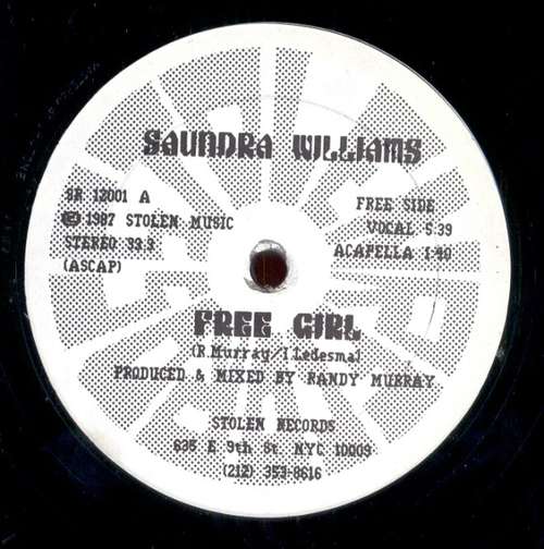 Cover Saundra Williams - Free Girl (12) Schallplatten Ankauf
