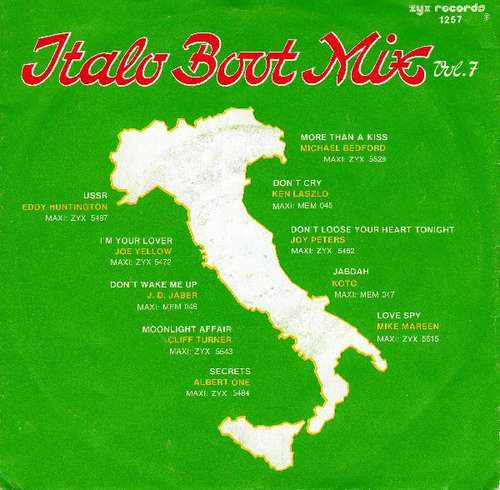 Cover Various - Italo Boot Mix Vol. 7 (7, Single, Mixed) Schallplatten Ankauf