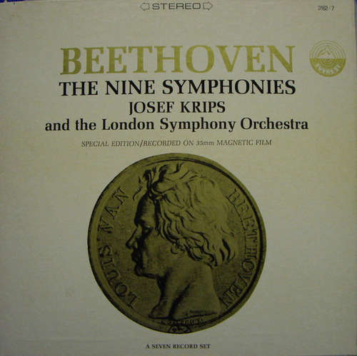 Cover Beethoven*, Josef Krips, The London Symphony Orchestra - The Nine Symphonies (7xLP, RE, S/Edition, Spe + Box) Schallplatten Ankauf