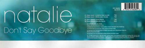Cover Natalie - Don't Say Goodbye (12) Schallplatten Ankauf