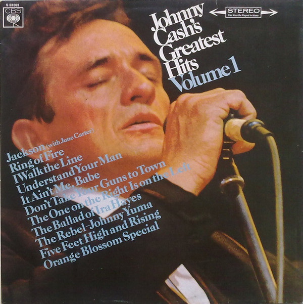 Cover Johnny Cash - Greatest Hits Volume 1 (LP, Comp, RE) Schallplatten Ankauf